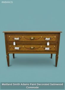 Maitland-Smith-Adams-Paint-Decorated-Satinwood-Commode-second-image
