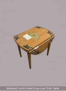 Maitland-Smith-Inlaid-Drop-Leaf-Side-Table
