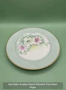 Noritake-Azalea-Hand-Painted-Porcelain-Plate
