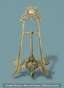 Ornate-Rococo-Revival-Brass-Tabletop-Easel-second-image