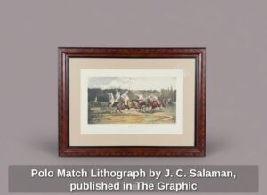 Polo-Match-Lithograph-by-J.-C.-Salaman-published-in-The-Graphic
