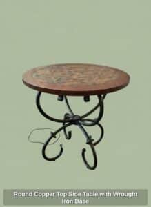 Round-Copper-Top-Side-Table-with-Wrought-Iron-Base-2
