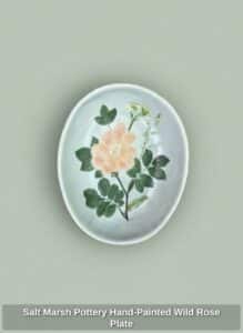 Salt-Marsh-Pottery-Hand-Painted-Wild-Rose-Plate-2