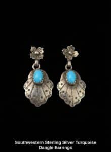 Southwestern-Sterling-Silver-Turquoise-Dangle-Earrings-1