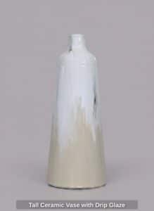 Tall-Ceramic-Vase-with-Drip-Glaze-B