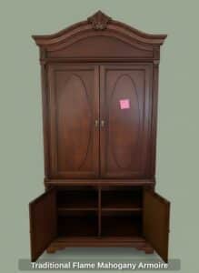 Traditional-Flame-Mahogany-Armoire-2