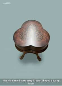 Victorian-Inlaid-Marquetry-Clover-Shaped-Sewing-Table-second-image