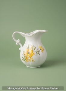 Vintage-McCoy-Pottery-Sunflower-Pitcher