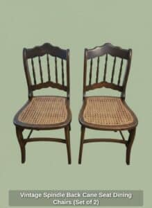 Vintage-Spindle-Back-Cane-Seat-Dining-Chairs-Set-of-1-2