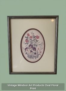 Vintage-Windsor-Art-Products-Oval-Floral-Print