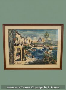 Watercolor-Coastal-Cityscape-by-S.-Plaksa