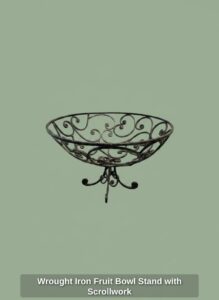Wrought-Iron-Fruit-Bowl-Stand-with-Scrollwork