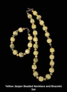 Yellow-Jasper-Beaded-Necklace-and-Bracelet-Set-1