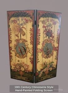 th-Century-Chinoiserie-Style-Hand-Painted-Folding-Screen