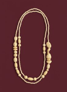 Antique-Carved-Ivory-Graduated-Bead-Necklace