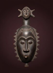 Baule-or-Yaure-Tribal-Mask