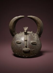 Bronze-Senufo-Helmet-Mask