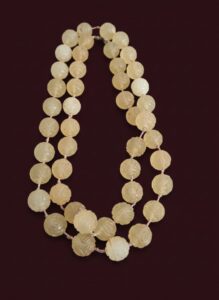Carved-Citrine-Bead-Necklace