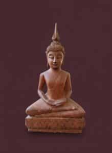 Carved-Wood-Thai-Buddha-Statue