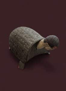 Carved-Wooden-Turtle-Figure-with-Dharma-Inscription-third-image