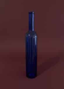 Cobalt-Blue-Glass-Bottle-with-Embossed-Heart-Mark-Luna-di-Luna