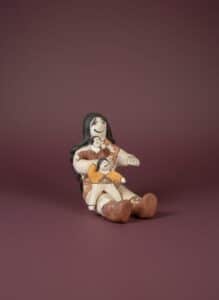 Cochiti-Pueblo-Storyteller-Pottery-Figurine-second-image