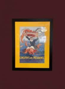 Conserves-des-Prsidents-Vintage-Advertising-Poster-by-Albert-Dorfinant-B