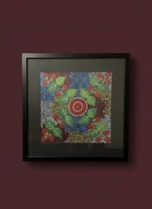 Framed-Aboriginal-Dot-Painting-by-Tanya-Nangala-Price-1