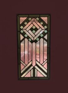 Frank-Lloyd-Wright-Inspired-Stained-Glass-Panel