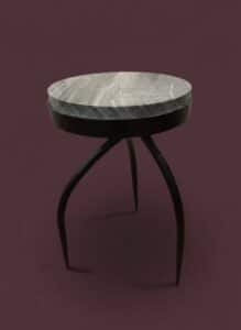 Global-Views-Kelsie-Round-Accent-Table-with-Marble-Top
