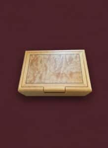 Handcrafted-Burl-Wood-and-Maple-Keepsake-Box-by-Daliules-second-image