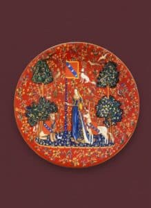 Haviland-Limoges-La-Dame-la-Licorne-Decorative-Plate