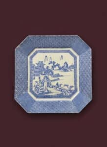 Japanese-Blue-and-White-Octagonal-Platter-with-Landscape-Scene