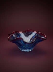 Murano-Style-Peacock-Art-Glass-Bowl
