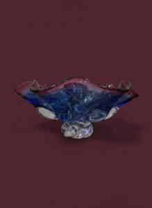Murano-Style-Peacock-Art-Glass-Bowl-second-image