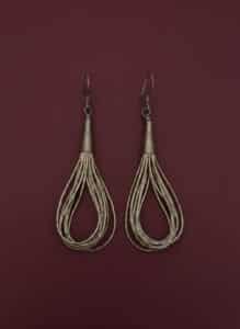 Sterling-Silver-Liquid-Silver-Multi-Strand-Dangle-Earrings
