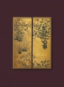 The-Metropolitan-Museum-of-Art-Japanese-Screens-Notecards-featuring-Ogata-Korins-Irises-third-image