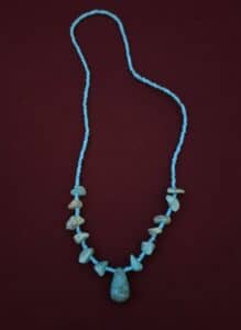 Turquoise-Nugget-and-Seed-Bead-Necklace