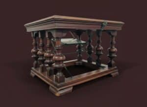 Victorian-Walnut-Side-Table-with-Carved-Details-1