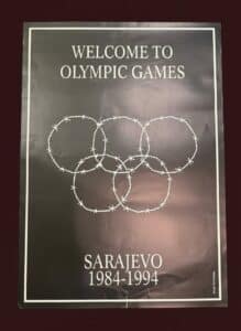 Welcome-to-Olympic-Games-Sarajevo-Poster-Design-Trio-Sarajevo