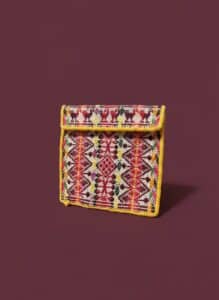 Woven-Coin-Purse-with-Geometric-and-Avian-Motifs-Possibly-Guatemalan