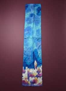 Yair-Emanuel-Hand-Painted-Silk-Scarf-Jerusalem-Skyline