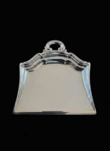 Alfra-Alessi-Italy-Silver-Plated-Crumb-Tray-and-Brush-Set