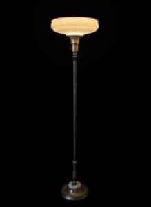 Art-Deco-Torchiere-Floor-Lamp-with-Onyx-Base