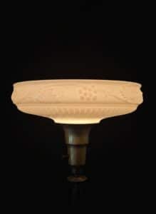 Art-Deco-Torchiere-Floor-Lamp-with-Onyx-Base-third-image