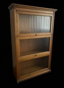 Arts-Crafts-Mission-Oak-Section-Barrister-Bookcase