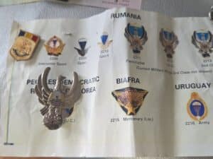 Collection-of-International-Parachutist-Badges