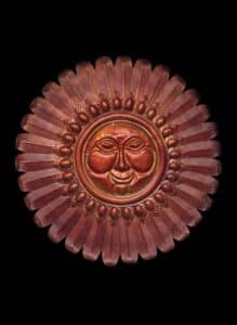 Copper-Sun-Face-Wall-Art-with-Feathered-Headdress-1