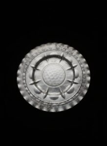 Fostoria-American-Pattern-Clear-Glass-Plate