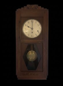 Gustav-Becker-Oak-Pendulum-Wall-Clock